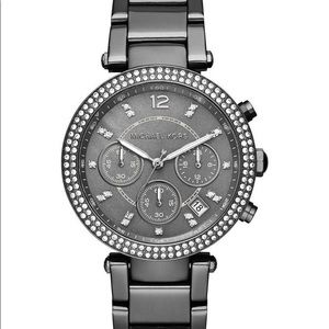 Michael Kors Parker Gunmetal Watch